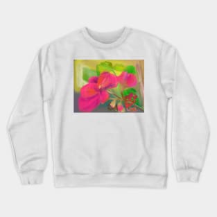 The Geranium Continues to Bloom Crewneck Sweatshirt